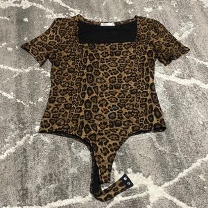 Cheetah Print Bodysuit
